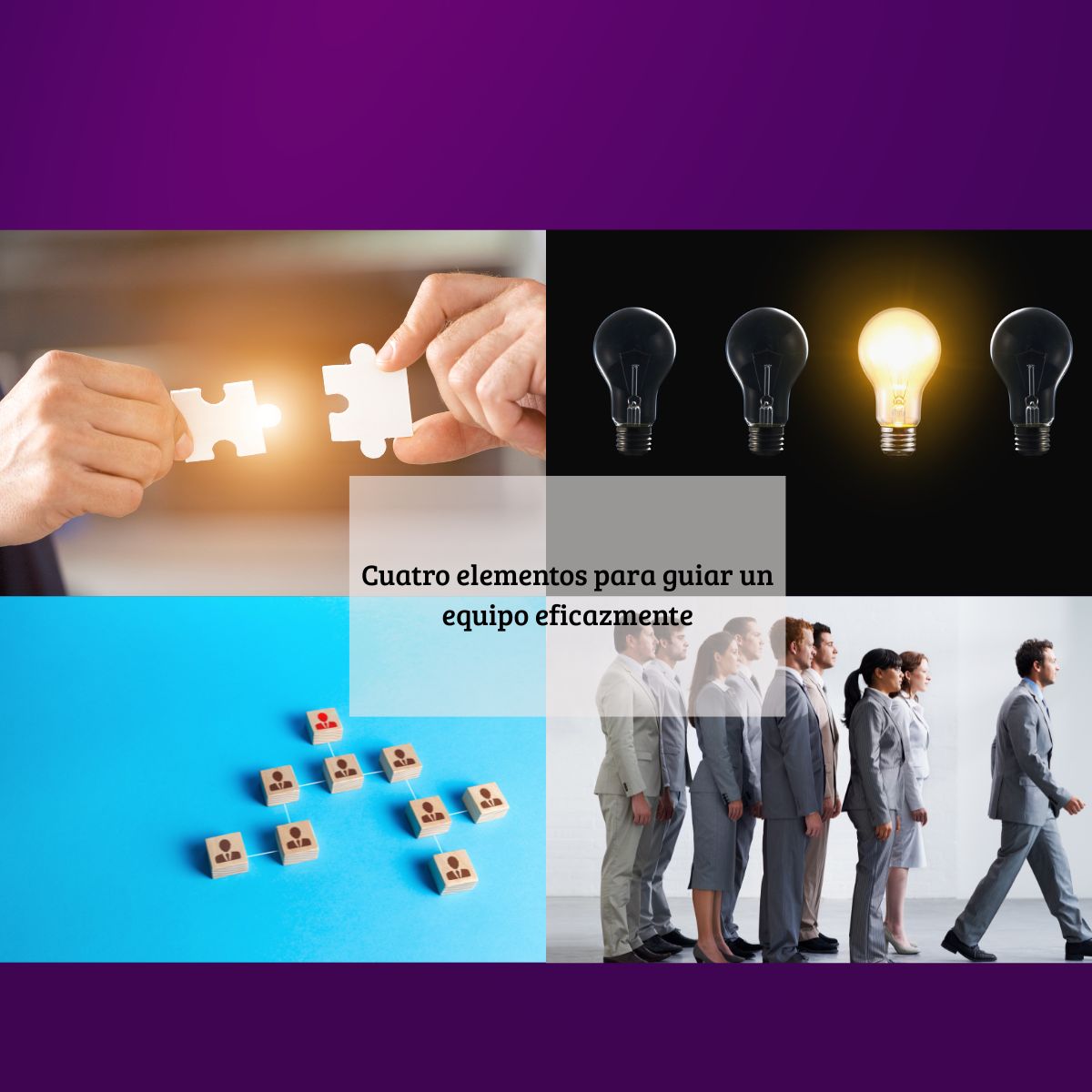 Cuatro elementos para guiar un equipo eficazmente
